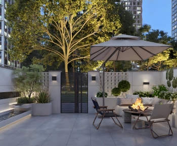 Modern Courtyard/landscape-ID:682060798