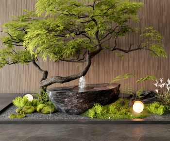 New Chinese Style Rockery Waterscape-ID:435969119