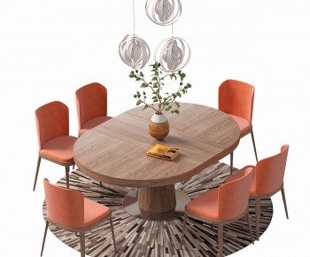 Modern Dining Table And Chairs-ID:288120992