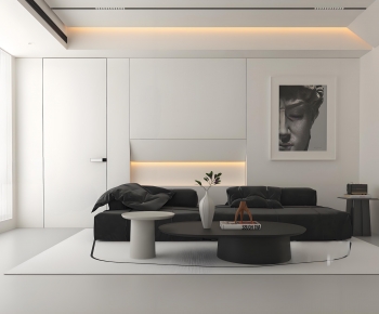 Modern A Living Room-ID:898564103