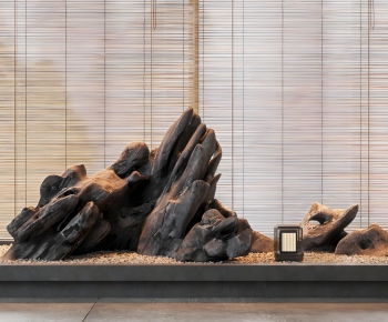 New Chinese Style Rockery Waterscape-ID:499913936