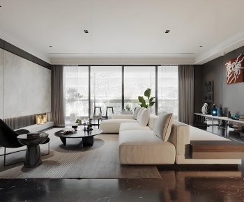 Modern A Living Room-ID:819493067