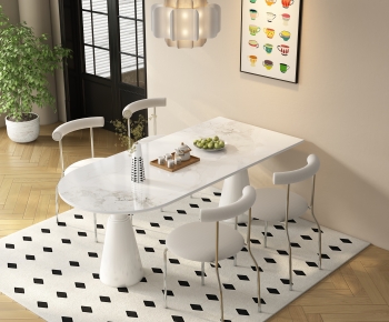 Modern Dining Table And Chairs-ID:396266948