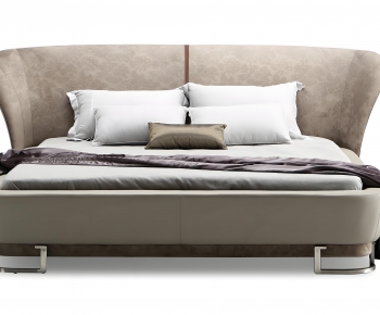 Modern Double Bed-ID:647993091