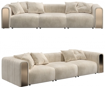 Modern Three-seat Sofa-ID:616276034
