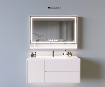 Modern Bathroom Cabinet-ID:696580489