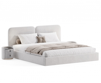 Modern Double Bed-ID:324142931