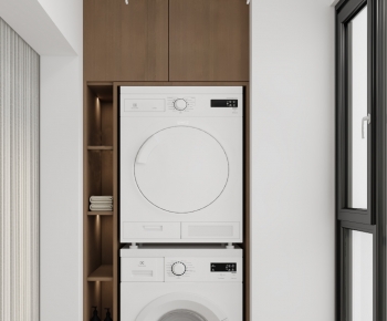 Modern Laundry Cabinet-ID:521760011