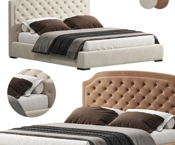 Modern Double Bed-ID:441091125