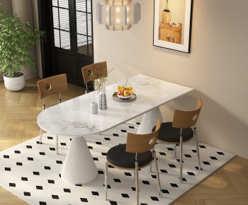 Modern Dining Table And Chairs-ID:965538023