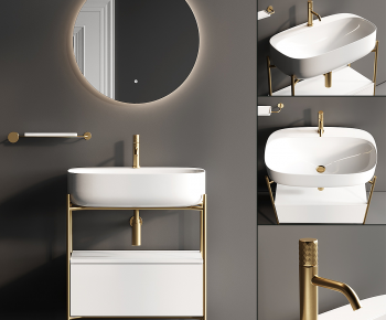 Modern Bathroom Cabinet-ID:469820582