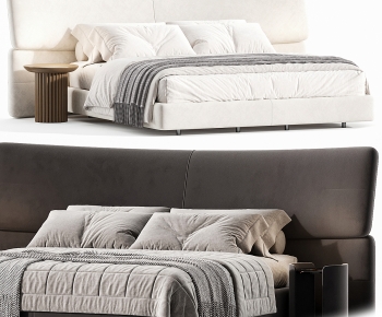 Modern Double Bed-ID:530476092