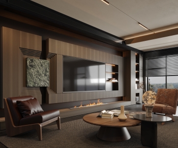 Modern A Living Room-ID:801565891