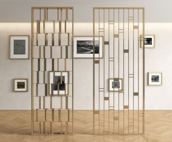 Modern Metal Screen Partition-ID:121390103