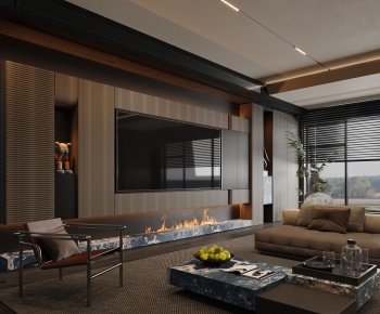 Modern A Living Room-ID:263952029