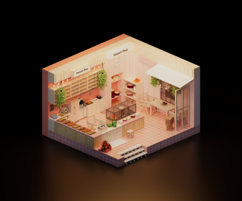 Modern Cartoon House-ID:173769952