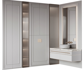 Modern Bathroom Cabinet-ID:672208073