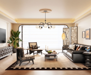 French Style A Living Room-ID:657570481