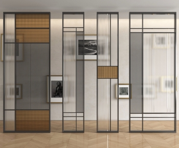 Modern Glass Screen Partition-ID:604595905