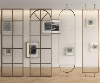 French Style Glass Screen Partition-ID:167952062