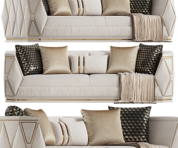 Modern Three-seat Sofa-ID:390505087