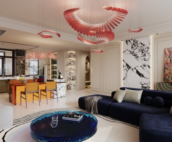 French Style A Living Room-ID:482659108