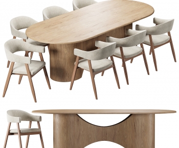 Modern Dining Table And Chairs-ID:875061043