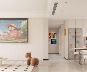 Modern A Living Room-ID:687557941