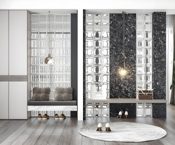 Modern Glass Screen Partition-ID:557434083