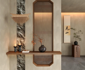 New Chinese Style Hallway-ID:622817992