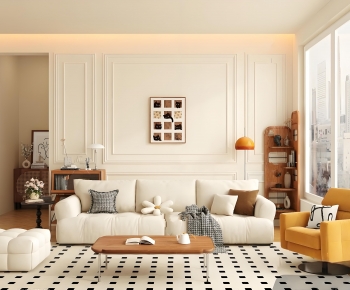 Modern A Living Room-ID:638935096