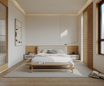 Japanese Style Bedroom-ID:973320967