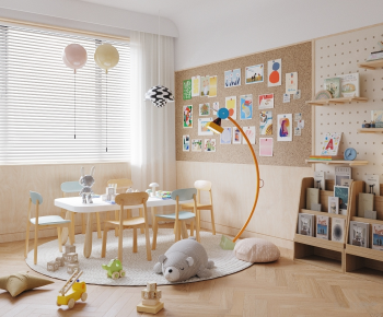 Modern Children's Room Activity Room-ID:622642049
