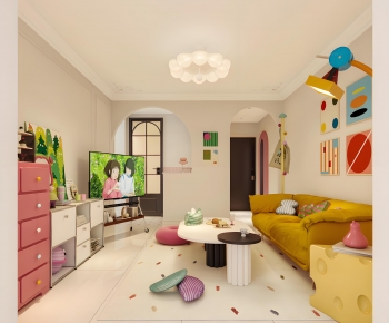 Modern A Living Room-ID:255829102