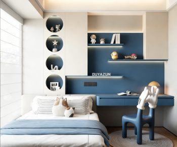 Modern Boy's Room And Son's Room-ID:720773947
