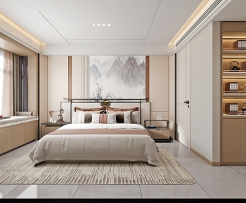 New Chinese Style Bedroom-ID:928889996