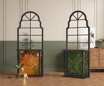 French Style Glass Screen Partition-ID:133271932