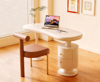 Modern Computer Desk And Chair-ID:765464077