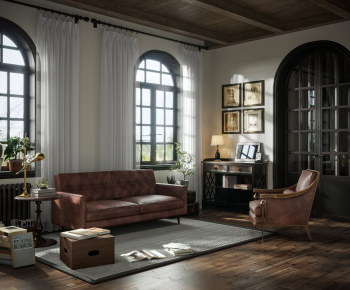 American Style A Living Room-ID:235516074