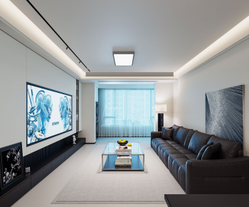 Modern A Living Room-ID:542850578