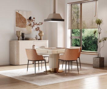 Modern Mahjong Tables And Chairs-ID:179644119