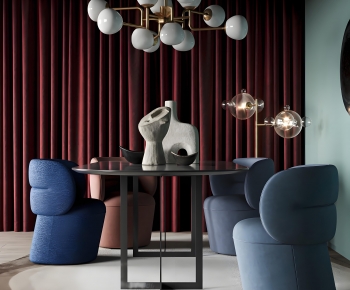 Modern Dining Table And Chairs-ID:777031904