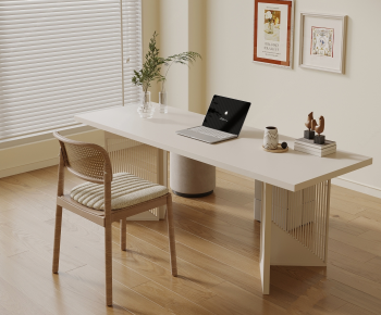 Modern Computer Desk And Chair-ID:260313992
