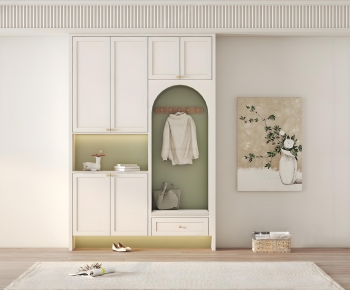 Nordic Style Shoe Cabinet-ID:522809035