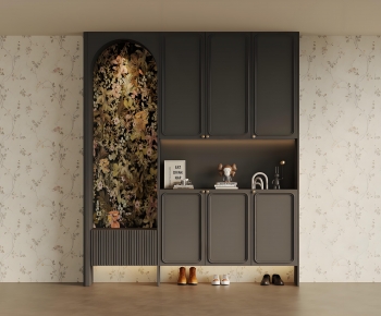 French Style Shoe Cabinet-ID:231030075