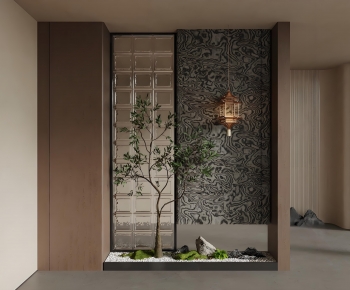 New Chinese Style Hallway-ID:457993037