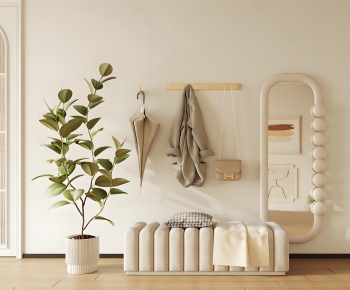 Modern Stool For Changing Shoes-ID:238408099