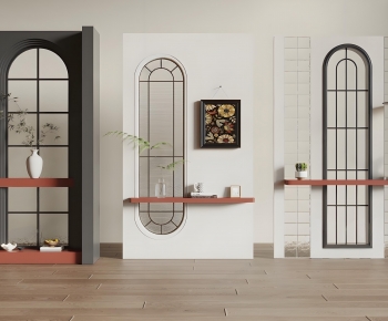 French Style Glass Screen Partition-ID:410656938