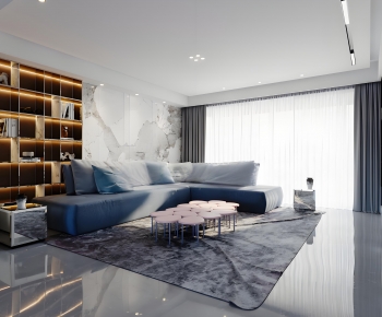 Modern A Living Room-ID:163144116