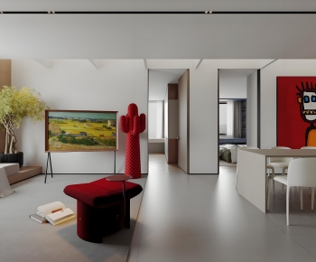 Modern A Living Room-ID:131548885